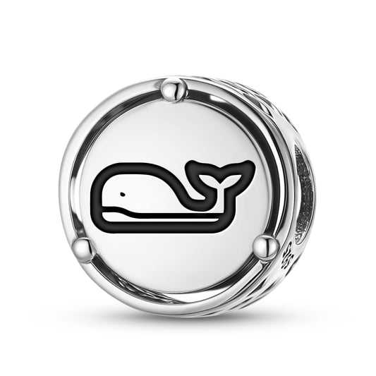 925 Sterling Silver Animal WHALE Charms For Bracelets & Necklaces Pendants Beads Jewelry Fit Pan Bracelet Charm Ethnic Cultural Symbols Gifts For Women