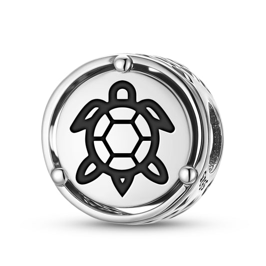925 Sterling Silver Animal TURTLE Charms For Bracelets & Necklaces Pendants Beads Jewelry Fit Pan Bracelet Charm Ethnic Cultural Symbols Gifts For Women