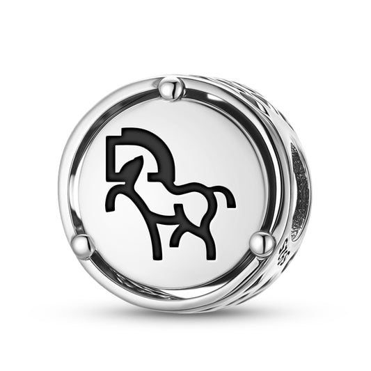925 Sterling Silver Animal HORSE Charms For Bracelets & Necklaces Pendants Beads Jewelry Fit Pan Bracelet Charm Ethnic Cultural Symbols Gifts For Women