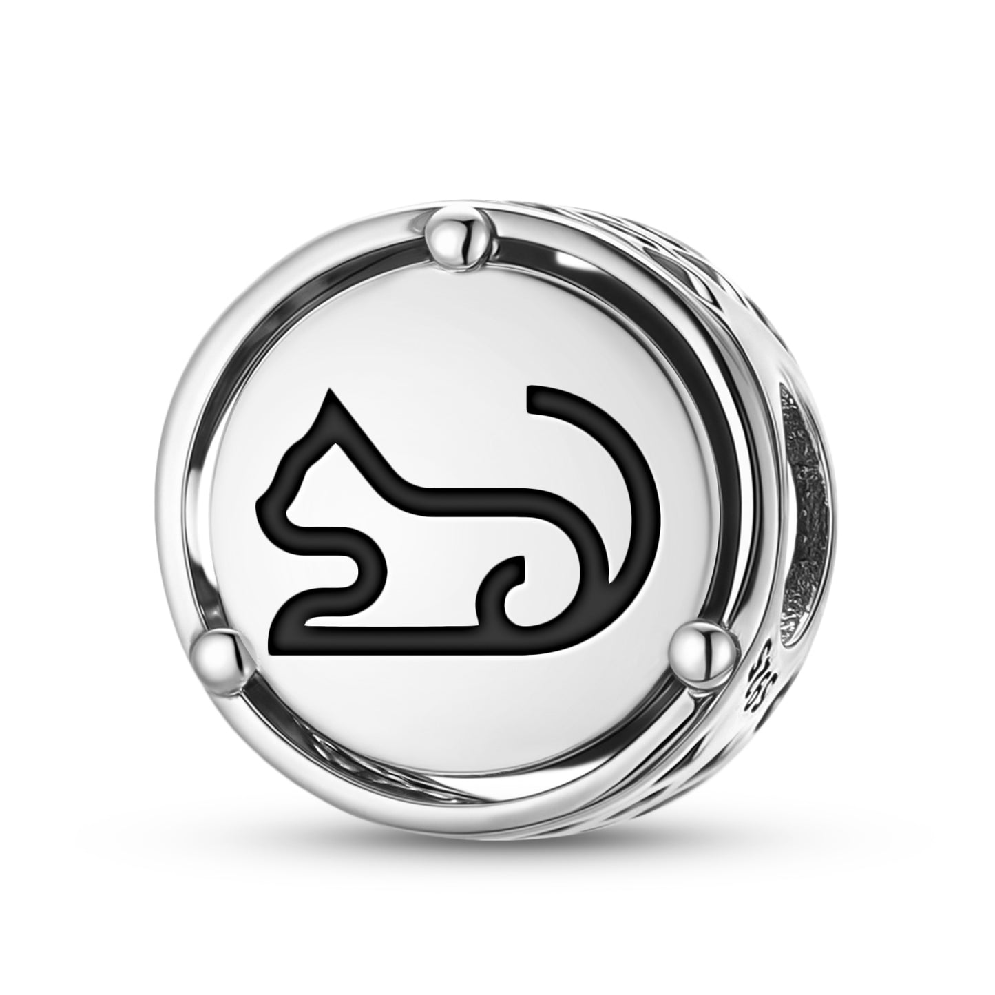 925 Sterling Silver Animal CAT Charms For Bracelets & Necklaces Pendants Beads Jewelry Fit Pan Bracelet Charm Ethnic Cultural Symbols Gifts For Women