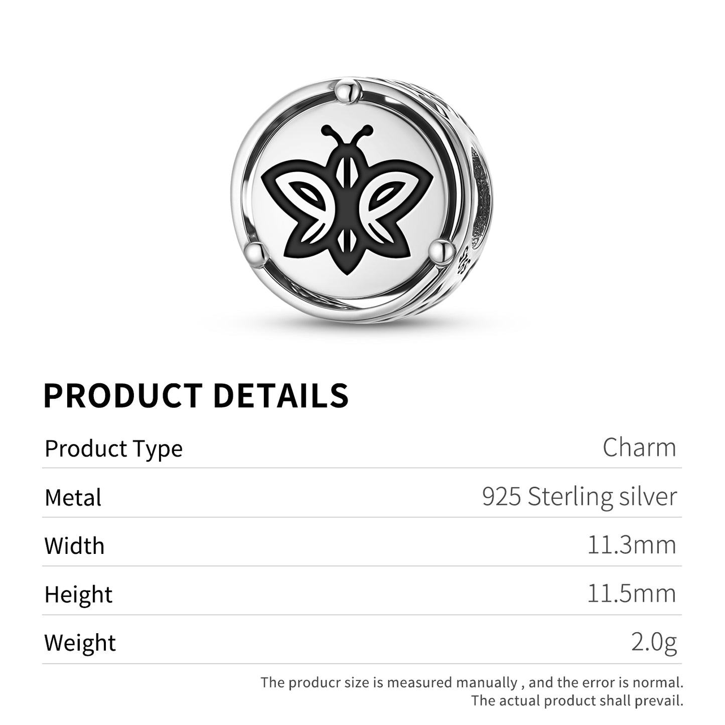925 Sterling Silver Animal BUTTERFLY Charms For Bracelets & Necklaces Pendants Beads Jewelry Fit Pan Bracelet Charm Ethnic Cultural Symbols Gifts For Women