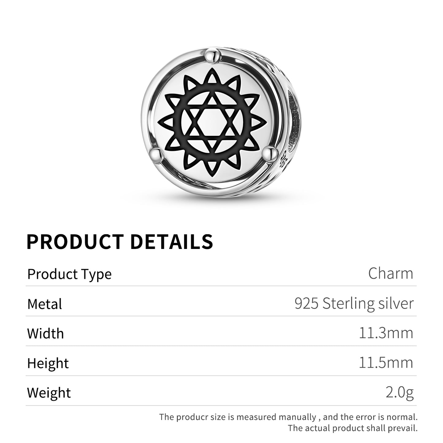925 Sterling Silver Chakra Heart Charms For Bracelets & Necklaces Pendants Beads Jewelry Fit Pan Bracelet Charm Ethnic Cultural Symbols Gifts For Women