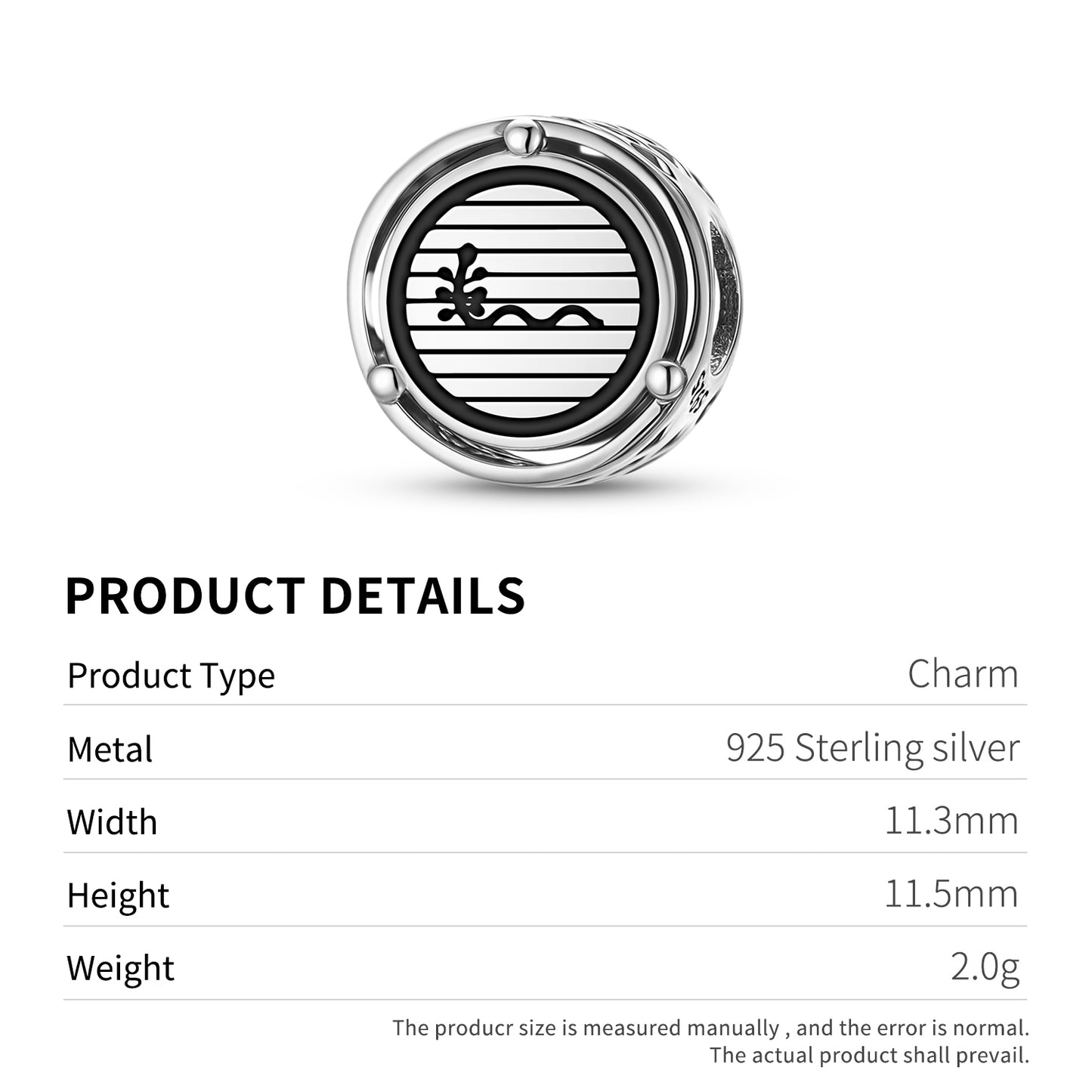 925 Sterling Silver Mu Lemurian The Universe Charms For Bracelets & Necklaces Pendants Beads Jewelry Fit Pan Bracelet Charm Ethnic Cultural Symbols Gifts For Women
