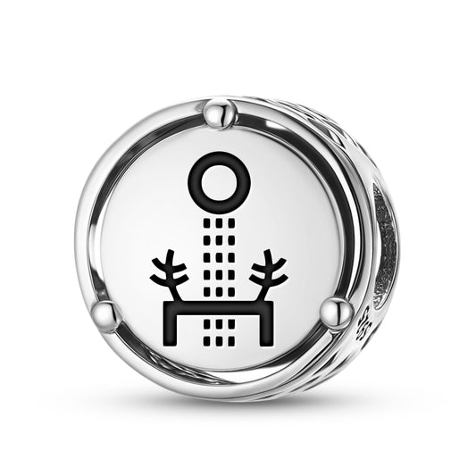 925 Sterling Silver Mu Lemurian Sun Forces Charms For Bracelets & Necklaces Pendants Beads Jewelry Fit Pan Bracelet Charm Ethnic Cultural Symbols Gifts For Women