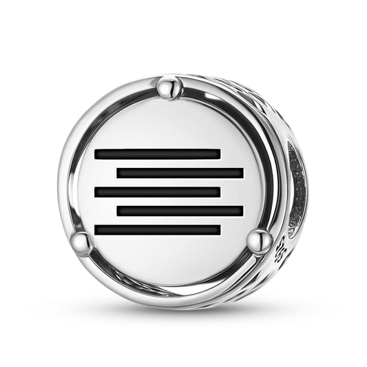925 Sterling Silver Mu Lemurian Space Charms For Bracelets & Necklaces Pendants Beads Jewelry Fit Pan Bracelet Charm Ethnic Cultural Symbols Gifts For Women