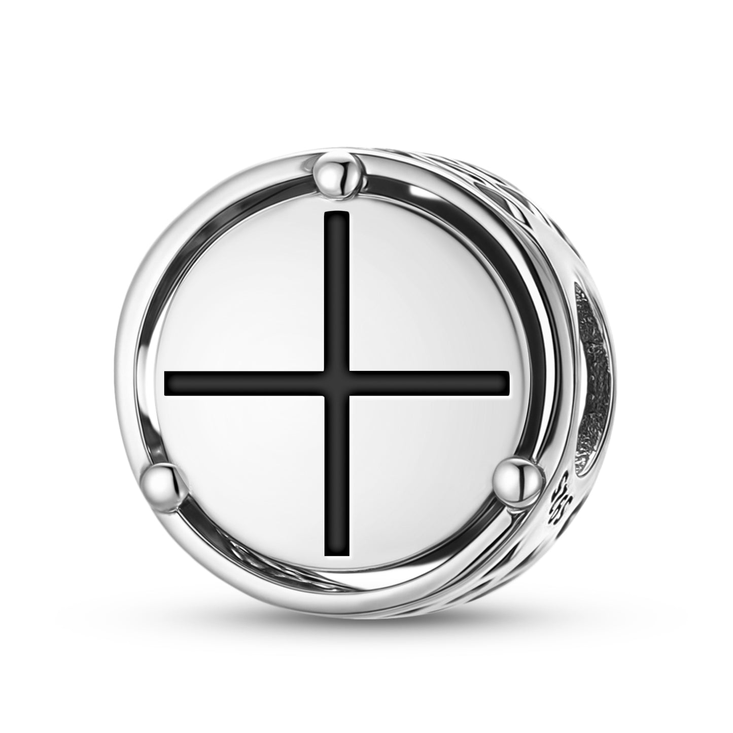 925 Sterling Silver Mu Lemurian The Plain Cross Charms For Bracelets & Necklaces Pendants Beads Jewelry Fit Pan Bracelet Charm Ethnic Cultural Symbols Gifts For Women