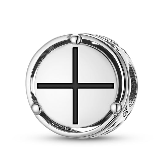 925 Sterling Silver Mu Lemurian The Plain Cross Charms For Bracelets & Necklaces Pendants Beads Jewelry Fit Pan Bracelet Charm Ethnic Cultural Symbols Gifts For Women