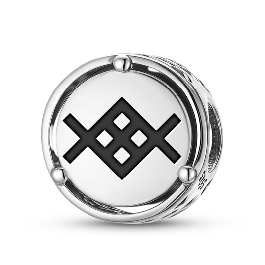 925 Sterling Silver Latvian Metenis Charms For Bracelets & Necklaces Pendants Beads Jewelry Fit Pan Bracelet Charm Ethnic Cultural Symbols Gifts For Women