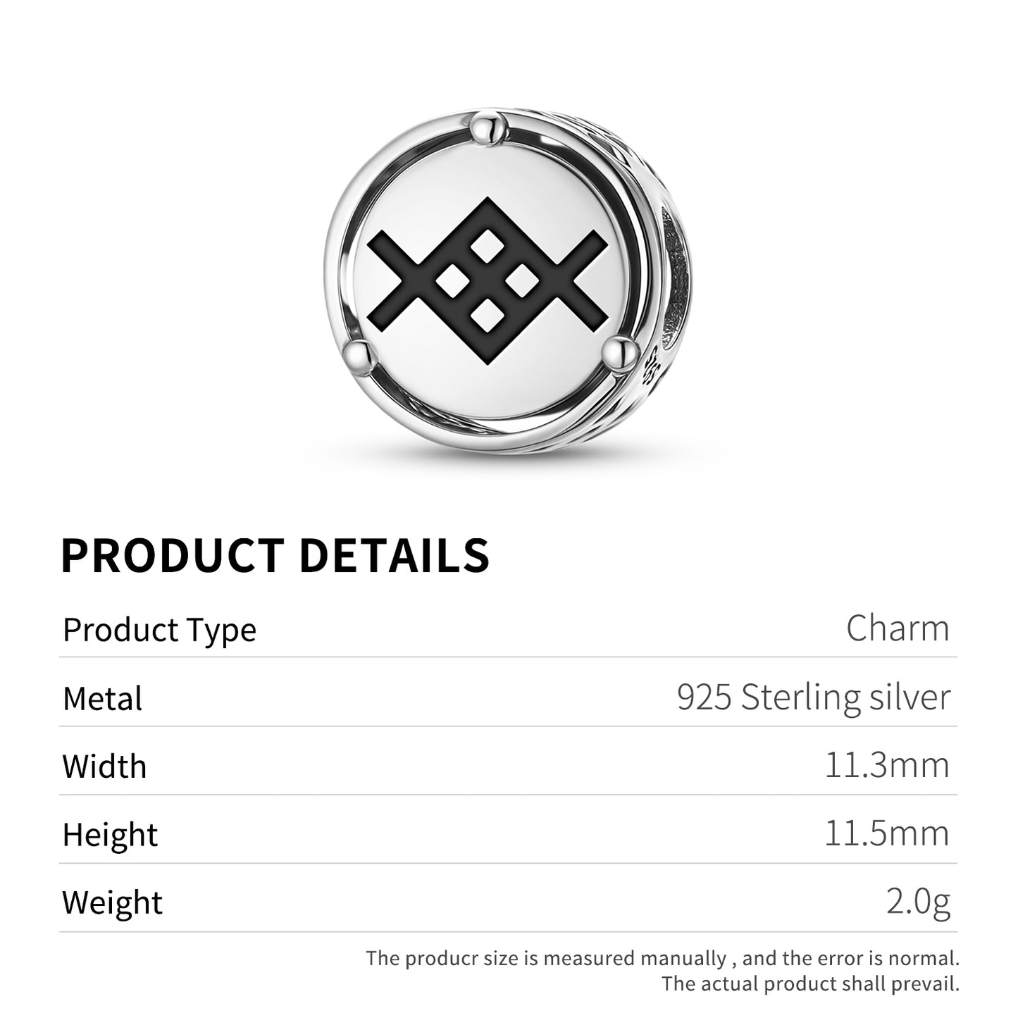 925 Sterling Silver Latvian Metenis Charms For Bracelets & Necklaces Pendants Beads Jewelry Fit Pan Bracelet Charm Ethnic Cultural Symbols Gifts For Women