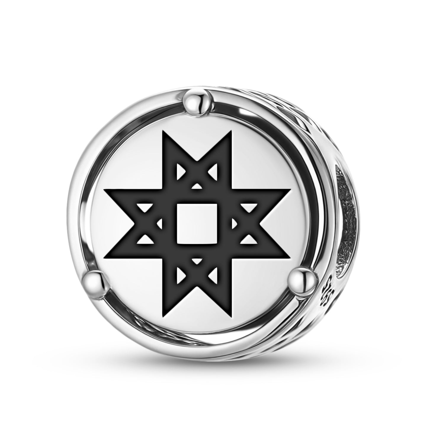 925 Sterling Silver Latvian Auseklis – Morning Star Charms For Bracelets & Necklaces Pendants Beads Jewelry Fit Pan Bracelet Charm Ethnic Cultural Symbols Gifts For Women