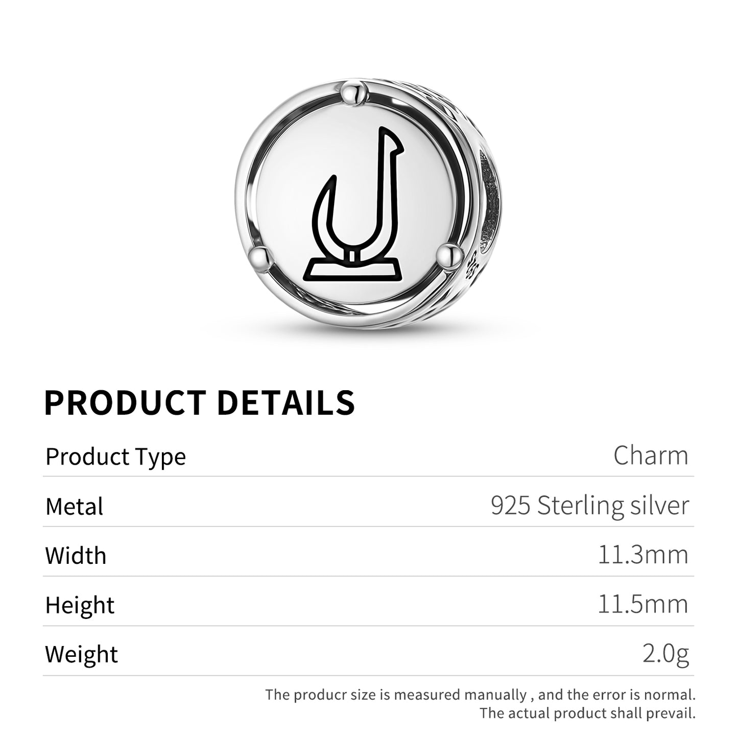 925 Sterling Silver Easter Island Rapa Nui Mangai Charms For Bracelets & Necklaces Pendants Beads Jewelry Fit Pan Bracelet Charm Ethnic Cultural Symbols Gifts For Women