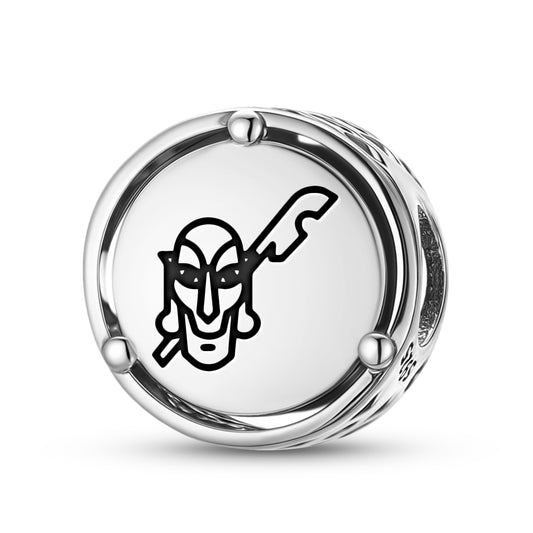 925 Sterling Silver Easter Island Rapa Nui Uoke Charms For Bracelets & Necklaces Pendants Beads Jewelry Fit Pan Bracelet Charm Ethnic Cultural Symbols Gifts For Women