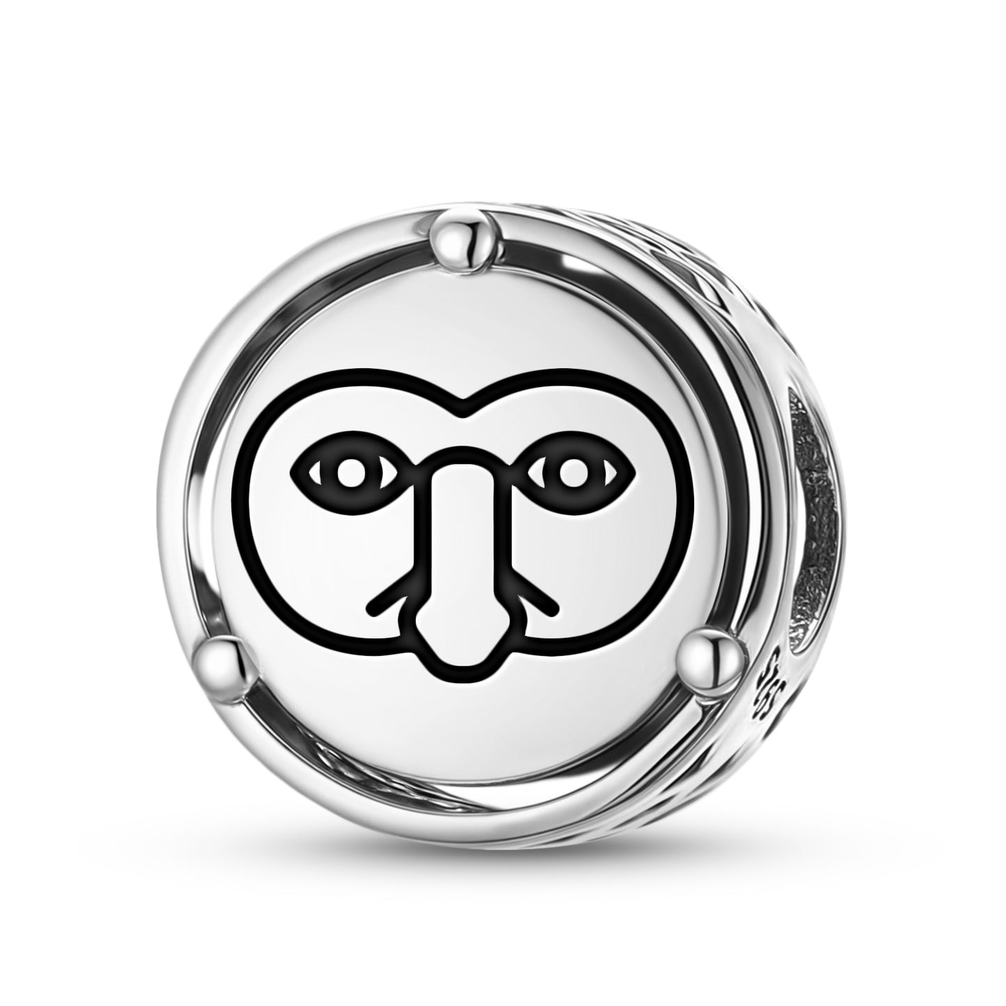 925 Sterling Silver Easter Island Rapa Nui Make Make Charms For Bracelets & Necklaces Pendants Beads Jewelry Fit Pan Bracelet Charm Ethnic Cultural Symbols Gifts For Women