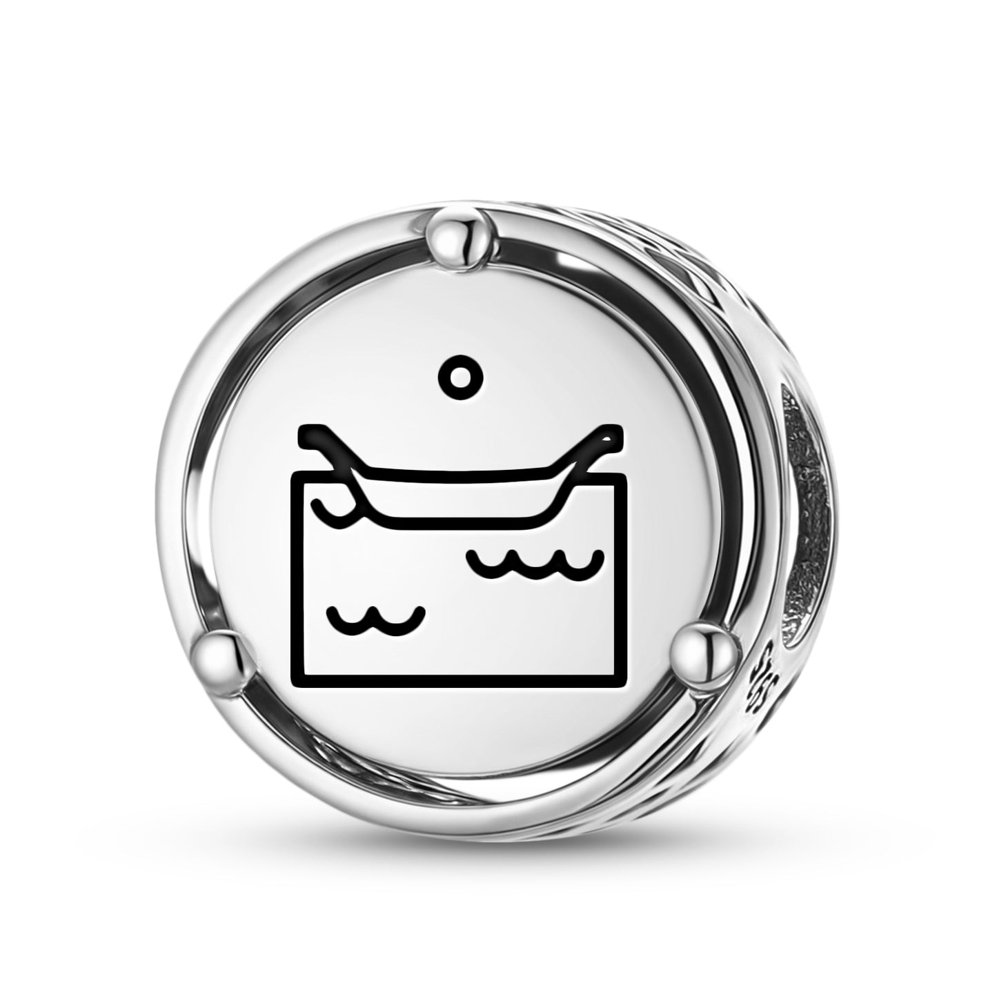 925 Sterling Silver Easter Island Rapa Nui Rapa Nui Canoe Charms For Bracelets & Necklaces Pendants Beads Jewelry Fit Pan Bracelet Charm Ethnic Cultural Symbols Gifts For Women