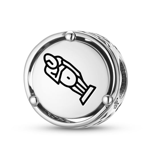 925 Sterling Silver Easter Island Rapa Nui Moai Papa Charms For Bracelets & Necklaces Pendants Beads Jewelry Fit Pan Bracelet Charm Ethnic Cultural Symbols Gifts For Women