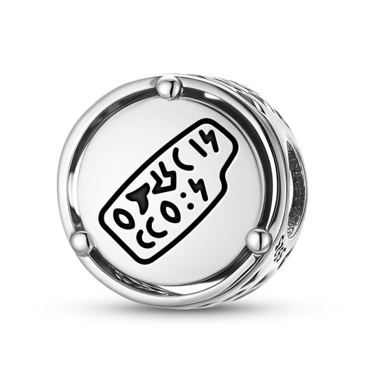 925 Sterling Silver Easter Island Rapa Nui Kohau Rongorongo Charms For Bracelets & Necklaces Pendants Beads Jewelry Fit Pan Bracelet Charm Ethnic Cultural Symbols Gifts For Women