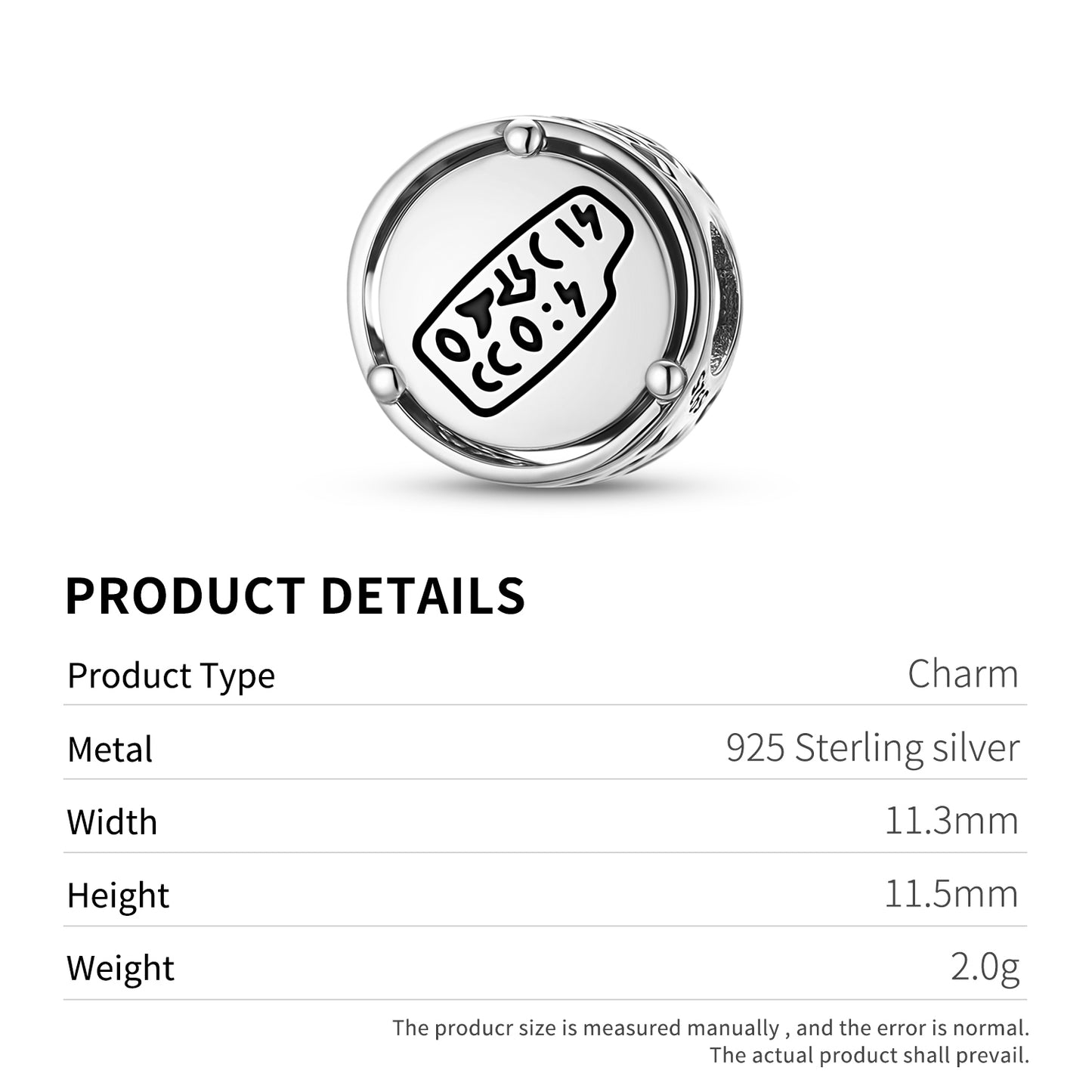 925 Sterling Silver Easter Island Rapa Nui Kohau Rongorongo Charms For Bracelets & Necklaces Pendants Beads Jewelry Fit Pan Bracelet Charm Ethnic Cultural Symbols Gifts For Women