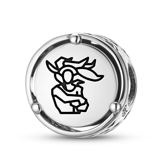 925 Sterling Silver Easter Island Rapa Nui Rapa Nui Man Charms For Bracelets & Necklaces Pendants Beads Jewelry Fit Pan Bracelet Charm Ethnic Cultural Symbols Gifts For Women