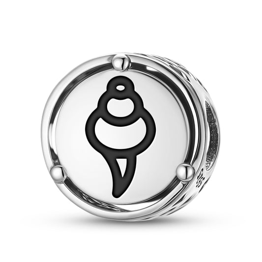 925 Sterling Silver Ashtamangala Shankha – Conch Shell Charms For Bracelets & Necklaces Pendants Beads Jewelry Fit Pan Bracelet Charm Ethnic Cultural Symbols Gifts For Women