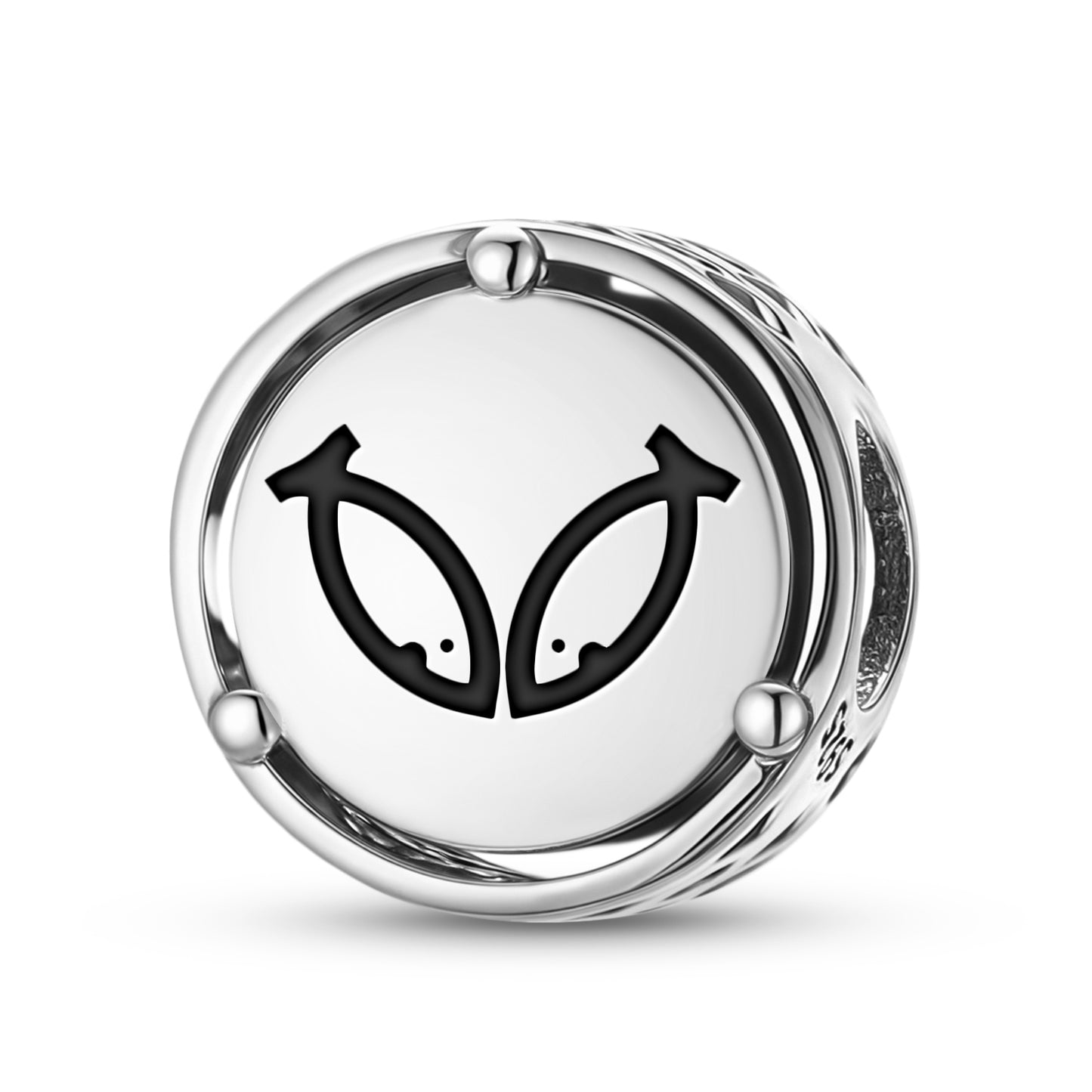 925 Sterling Silver Ashtamangala Suvarna Matsya – Golden Fishes Charms For Bracelets & Necklaces Pendants Beads Jewelry Fit Pan Bracelet Charm Ethnic Cultural Symbols Gifts For Women