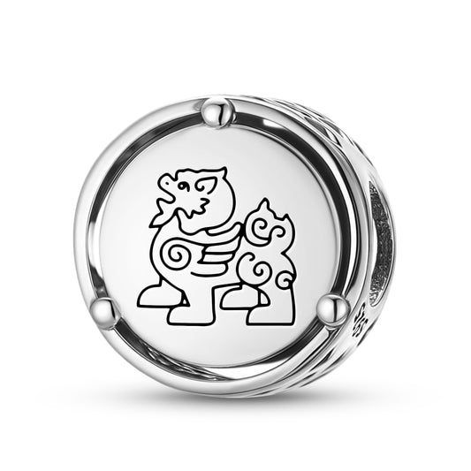925 Sterling Silver Geomantic Omen Pixiu Charms For Bracelets & Necklaces Pendants Beads Jewelry Fit Pan Bracelet Charm Ethnic Cultural Symbols Gifts For Women