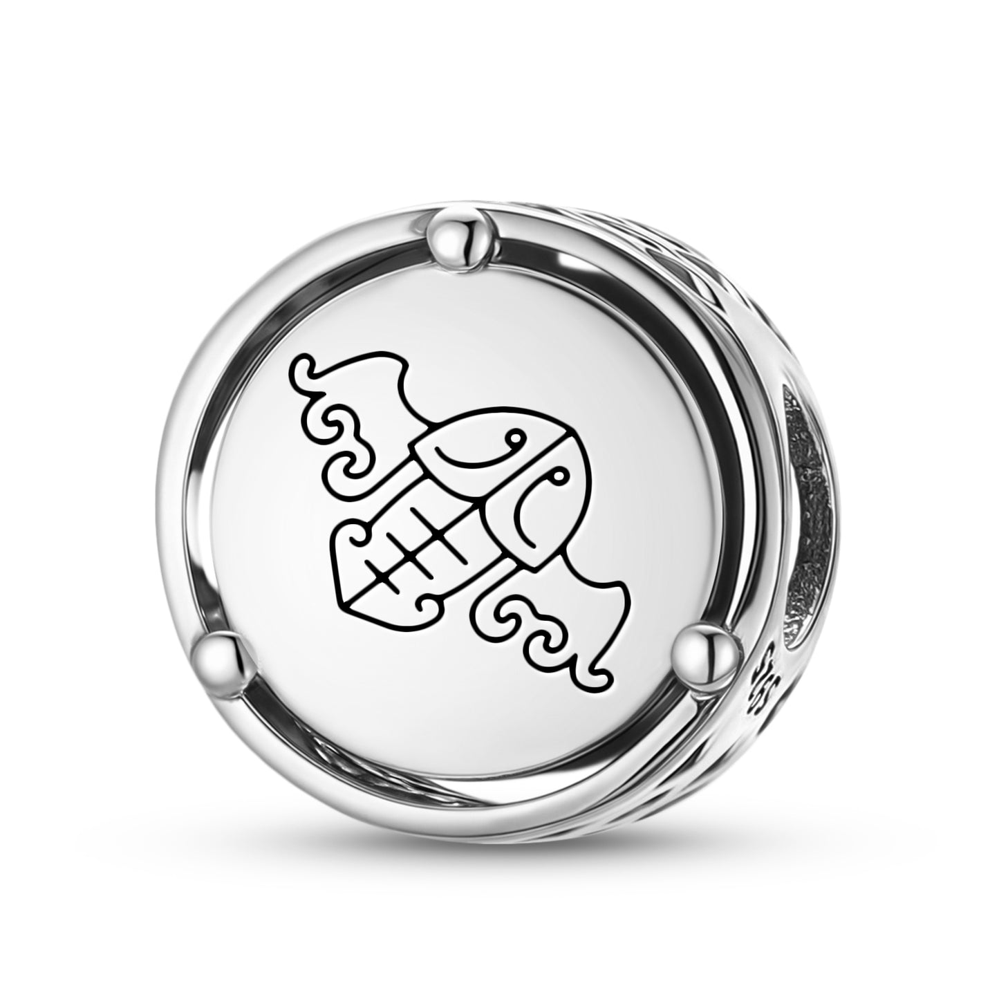 925 Sterling Silver Geomantic Omen Feng Shui Bat Charms For Bracelets & Necklaces Pendants Beads Jewelry Fit Pan Bracelet Charm Ethnic Cultural Symbols Gifts For Women