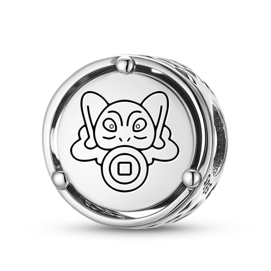 925 Sterling Silver Geomantic Omen Feng Shui Frog Charms For Bracelets & Necklaces Pendants Beads Jewelry Fit Pan Bracelet Charm Ethnic Cultural Symbols Gifts For Women