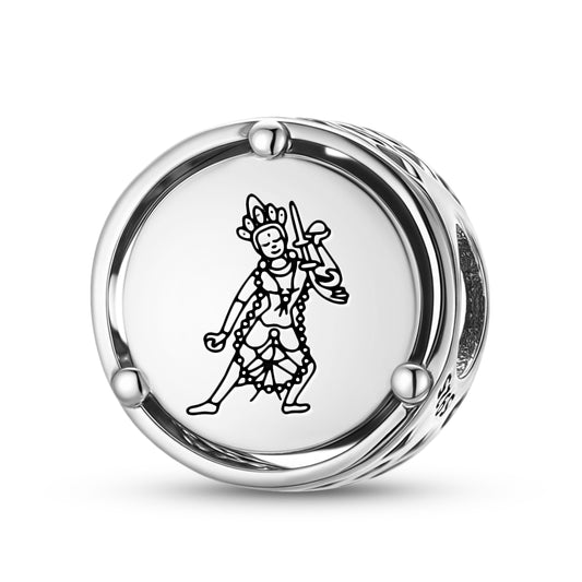 925 Sterling Silver Buddhist Gods Vajrayogini Charms For Bracelets & Necklaces Pendants Beads Jewelry Fit Pan Bracelet Charm Ethnic Cultural Symbols Gifts For Women