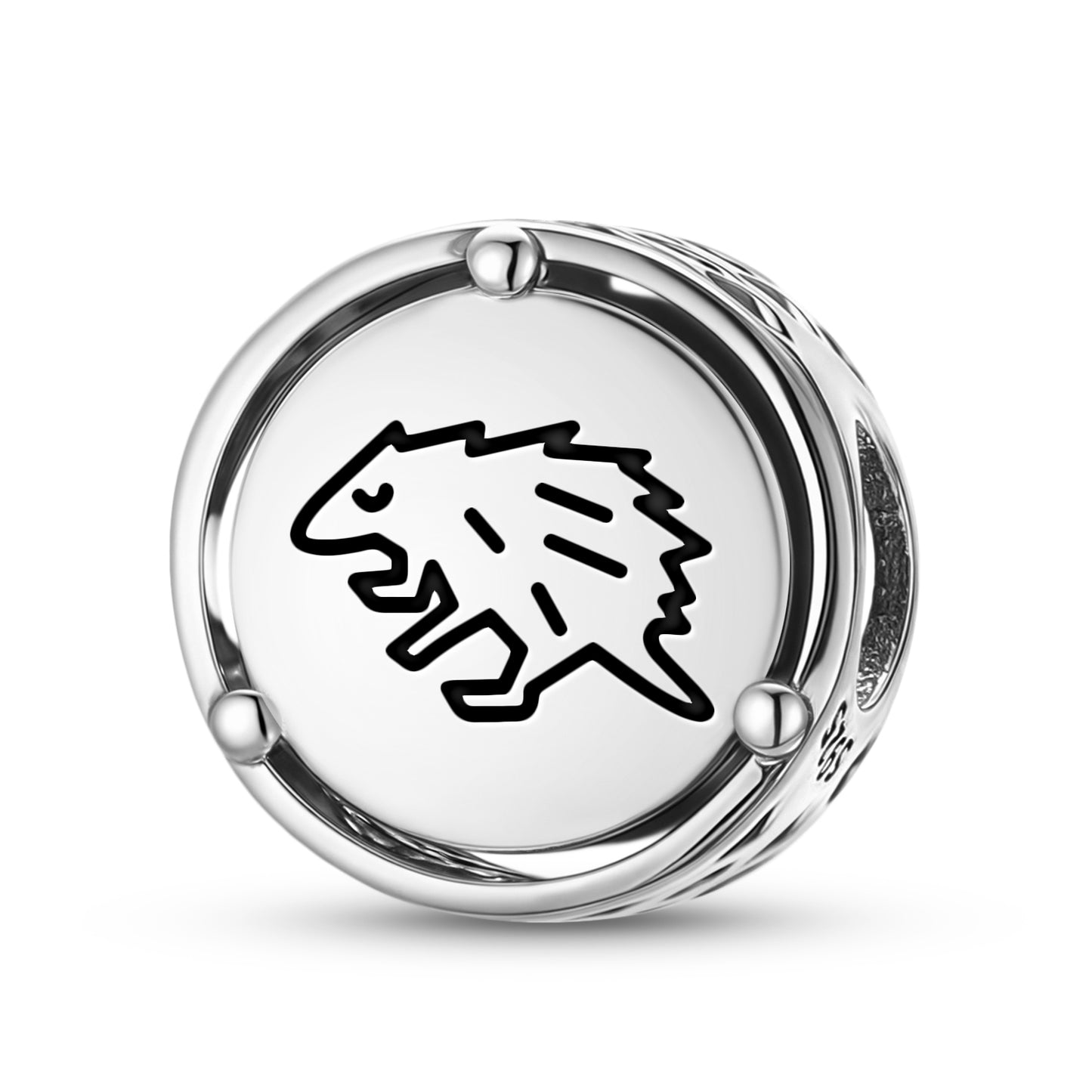 925 Sterling Silver Jainism Sahi Porcupine Charms For Bracelets & Necklaces Pendants Beads Jewelry Fit Pan Bracelet Charm Ethnic Cultural Symbols Gifts For Women