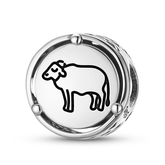 925 Sterling Silver Jainism Bhaisa Buffalo Charms For Bracelets & Necklaces Pendants Beads Jewelry Fit Pan Bracelet Charm Ethnic Cultural Symbols Gifts For Women