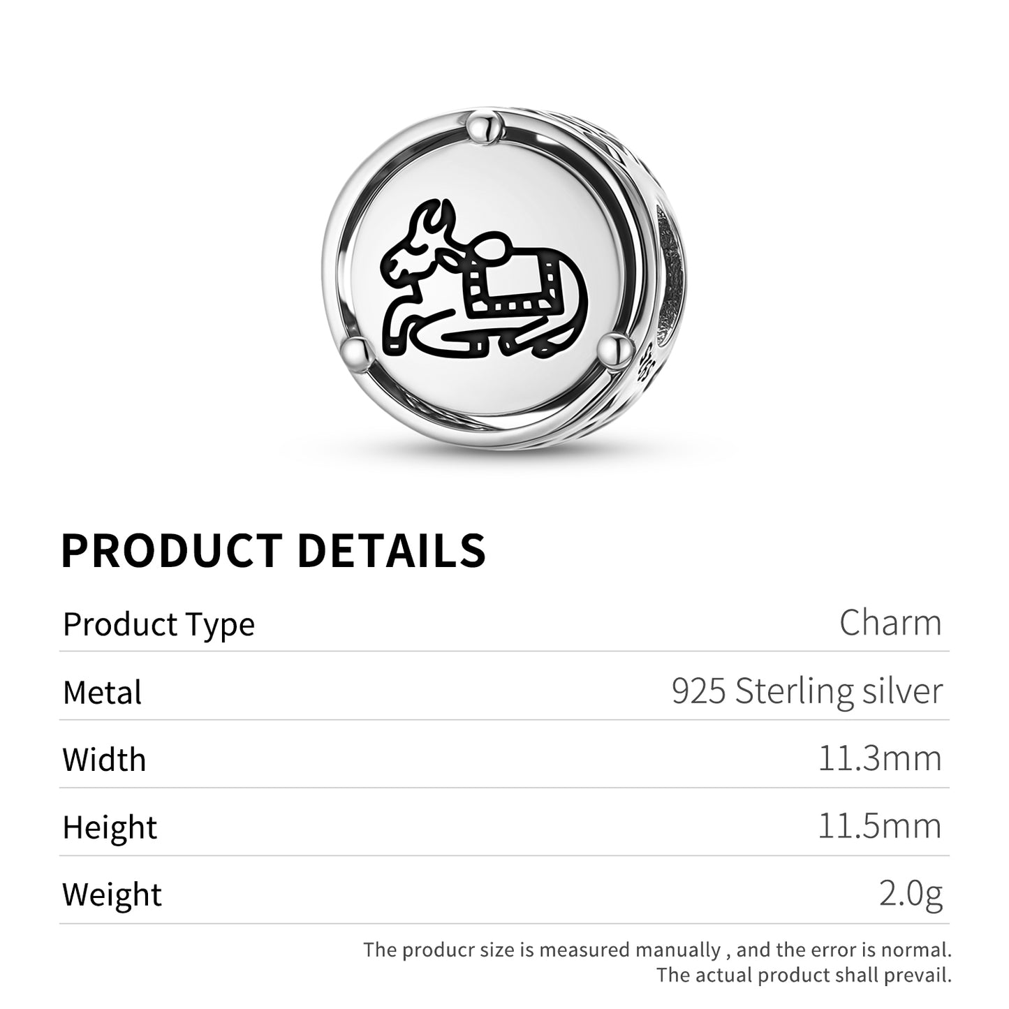 925 Sterling Silver Jainism Bull Charms For Bracelets & Necklaces Pendants Beads Jewelry Fit Pan Bracelet Charm Ethnic Cultural Symbols Gifts For Women