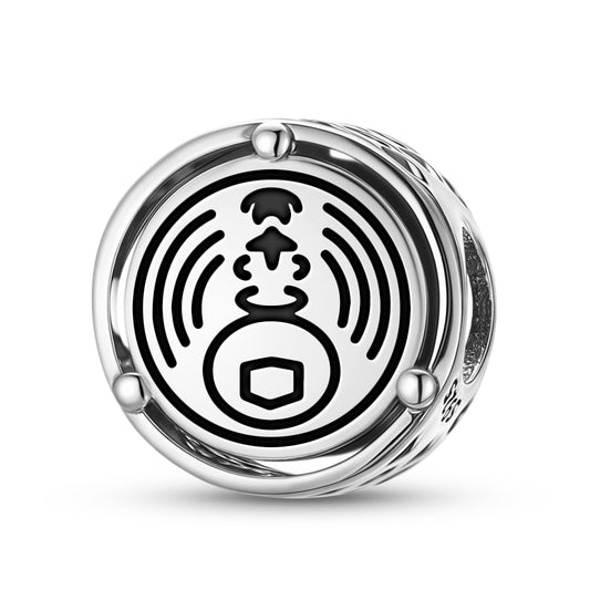 925 Sterling Silver Anthroposophy Seventh Apocalyptic Seal Charms For Bracelets & Necklaces Pendants Beads Jewelry Fit Pan Bracelet Charm Ethnic Gifts For Women