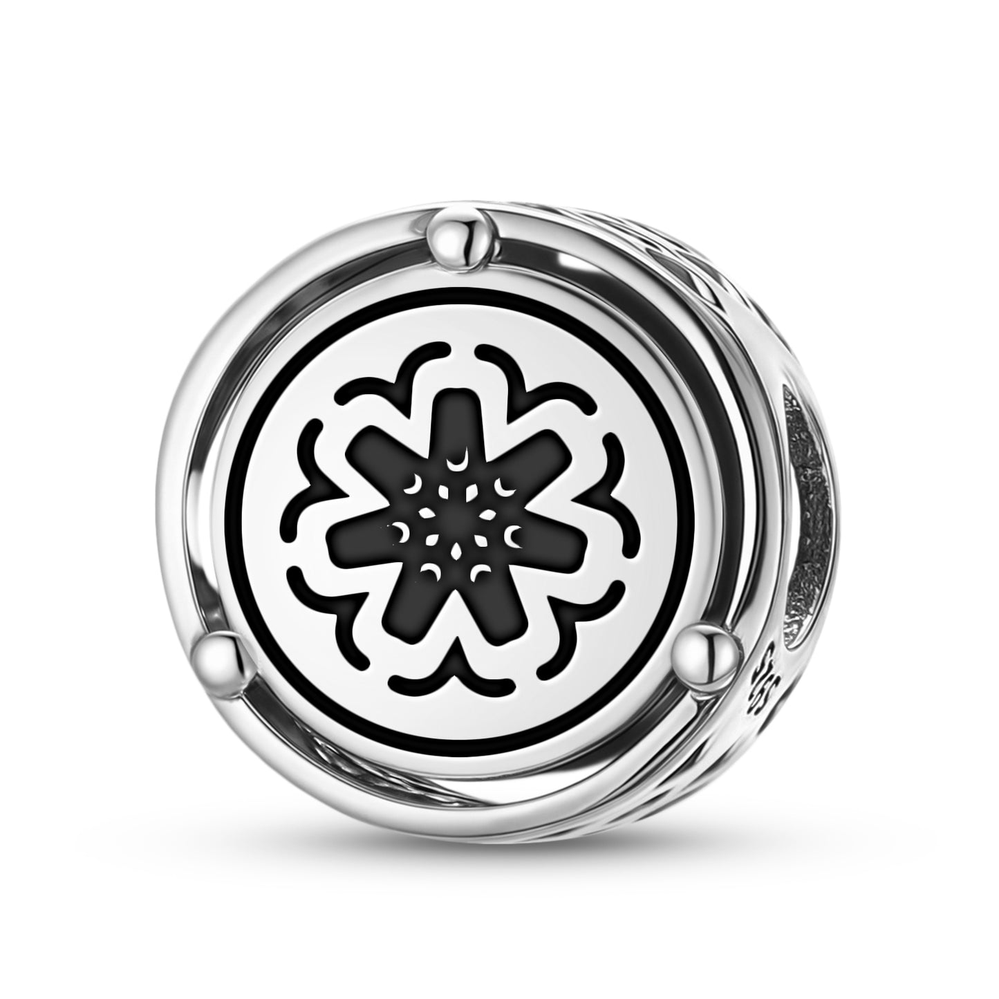 925 Sterling Silver Anthroposophy Mars Seal Charms For Bracelets & Necklaces Pendants Beads Jewelry Fit Pan Bracelet Charm Ethnic Cultural Symbols Gifts For Women