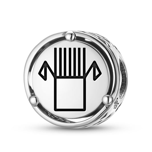 925 Sterling Silver Turkish Tarak – Comb Charms For Bracelets & Necklaces Pendants Beads Jewelry Fit Pan Bracelet Charm Ethnic Cultural Symbols Gifts For Women