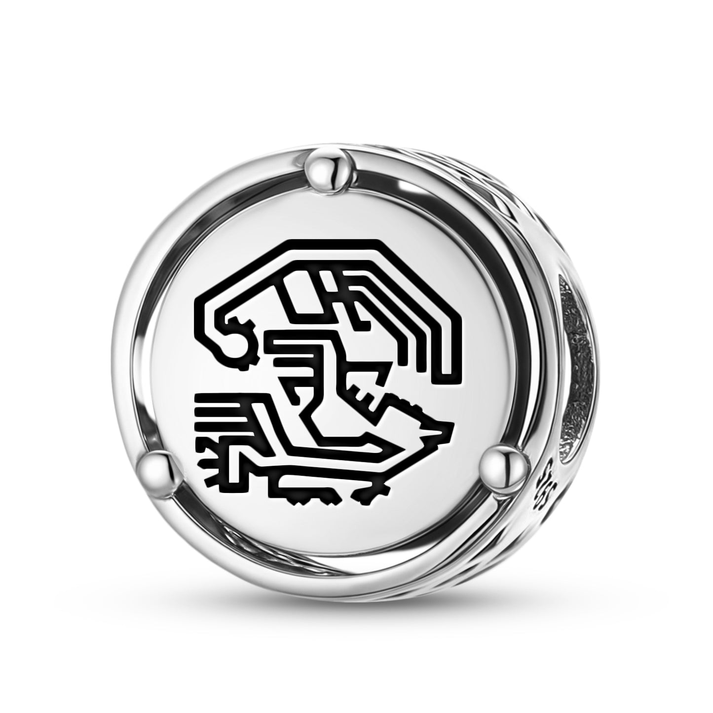 925 Sterling Silver Turkish Dragon And Phoenix Charms For Bracelets & Necklaces Pendants Beads Jewelry Fit Pan Bracelet Charm Ethnic Cultural Symbols Gifts For Women