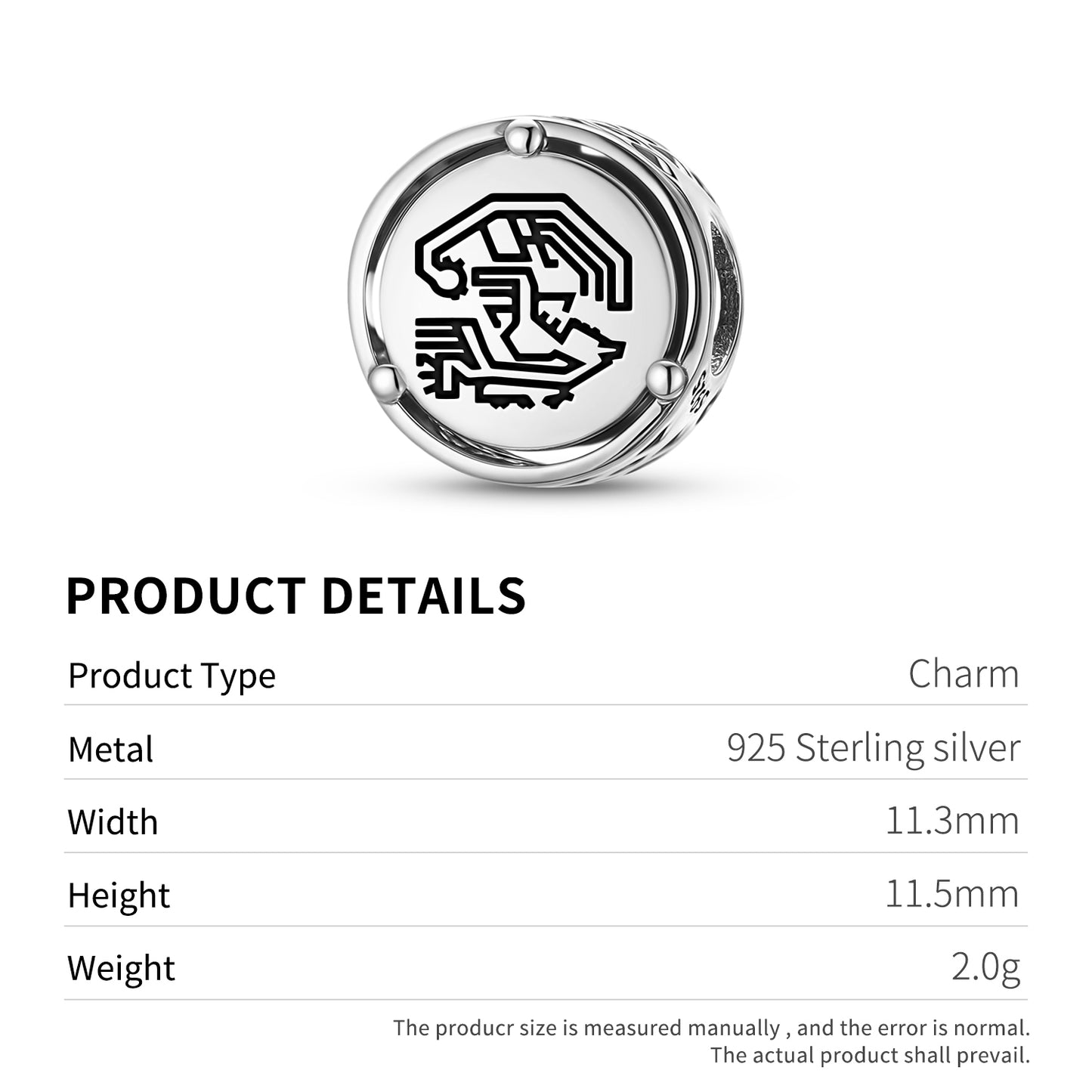925 Sterling Silver Turkish Dragon And Phoenix Charms For Bracelets & Necklaces Pendants Beads Jewelry Fit Pan Bracelet Charm Ethnic Cultural Symbols Gifts For Women