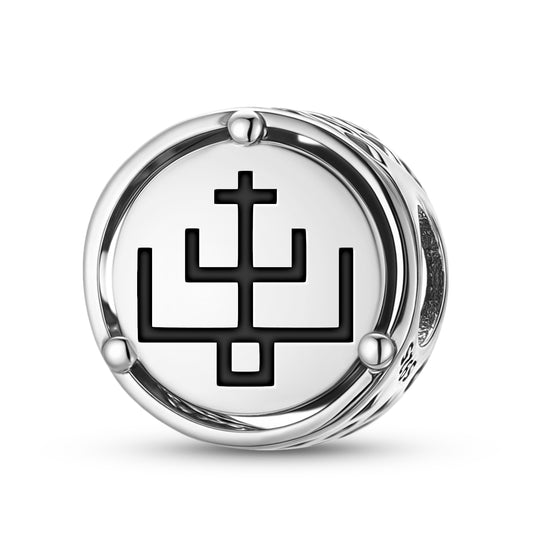925 Sterling Silver Adinkra Som Onyankopon Charms For Bracelets & Necklaces Pendants Beads Jewelry Fit Pan Bracelet Charm Ethnic Cultural Symbols Gifts For Women