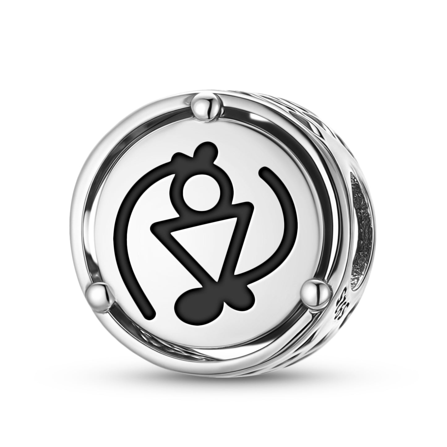925 Sterling Silver Adinkra Owuo Kum Nyame Charms For Bracelets & Necklaces Pendants Beads Jewelry Fit Pan Bracelet Charm Ethnic Cultural Symbols Gifts For Women