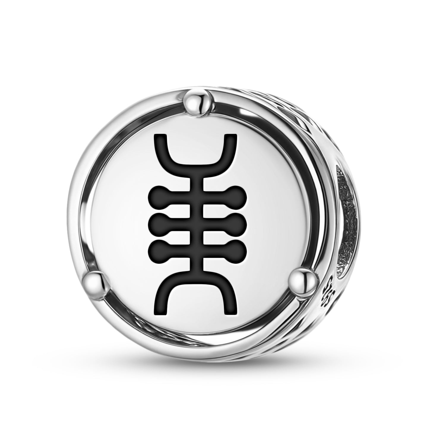 925 Sterling Silver Adinkra Osiadan Nyame Charms For Bracelets & Necklaces Pendants Beads Jewelry Fit Pan Bracelet Charm Ethnic Cultural Symbols Gifts For Women