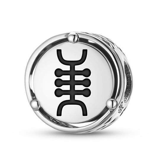 925 Sterling Silver Adinkra Osiadan Nyame Charms For Bracelets & Necklaces Pendants Beads Jewelry Fit Pan Bracelet Charm Ethnic Cultural Symbols Gifts For Women