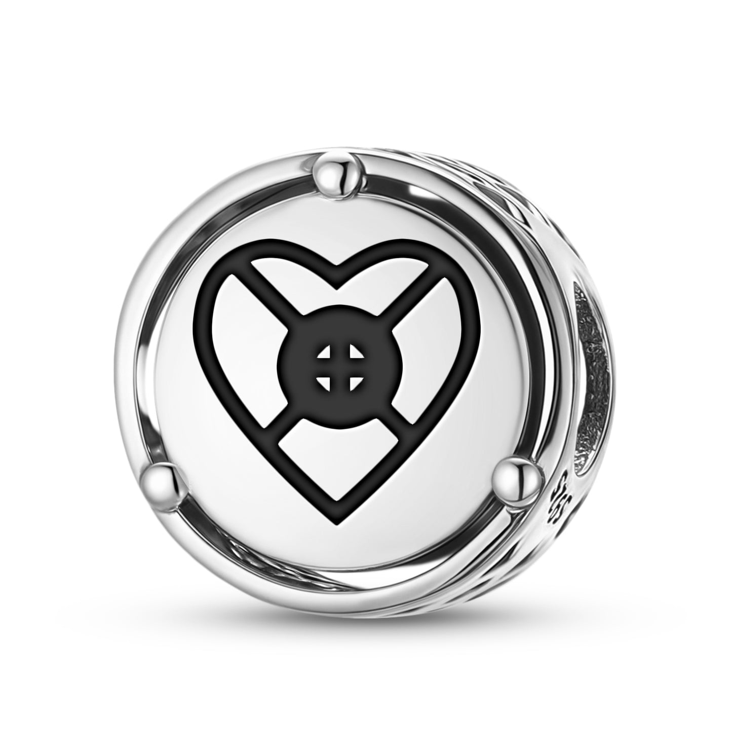 925 Sterling Silver Adinkra Onyankopon Charms For Bracelets & Necklaces Pendants Beads Jewelry Fit Pan Bracelet Charm Ethnic Cultural Symbols Gifts For Women