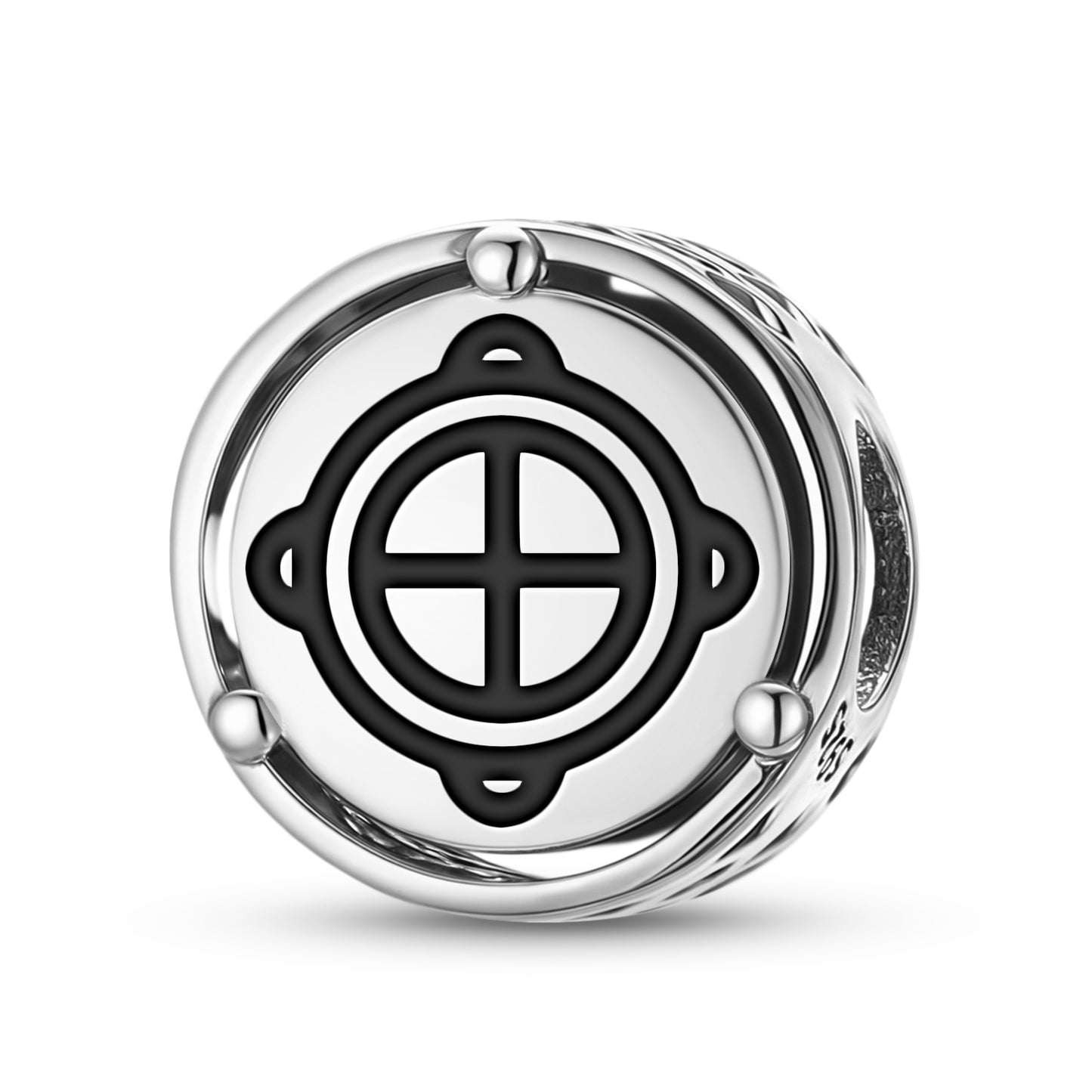 925 Sterling Silver Adinkra Ohene Kra Konmunde Charms For Bracelets & Necklaces Pendants Beads Jewelry Fit Pan Bracelet Charm Ethnic Cultural Symbols Gifts For Women