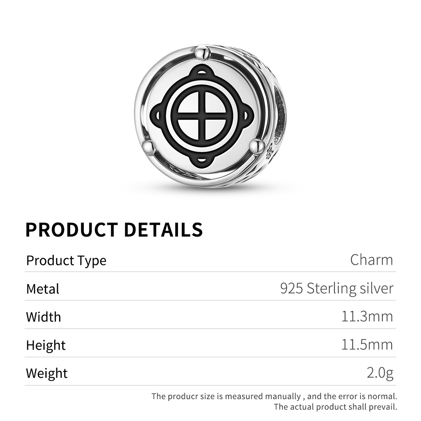 925 Sterling Silver Adinkra Ohene Kra Konmunde Charms For Bracelets & Necklaces Pendants Beads Jewelry Fit Pan Bracelet Charm Ethnic Cultural Symbols Gifts For Women