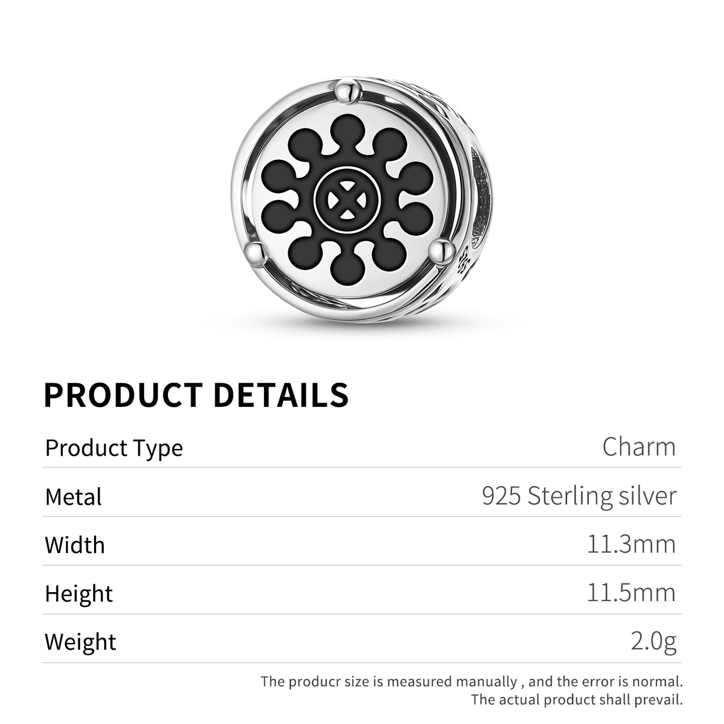 925 Sterling Silver Adinkra Ohene Aniwa Charms For Bracelets & Necklaces Pendants Beads Jewelry Fit Pan Bracelet Charm Ethnic Cultural Symbols Gifts For Women