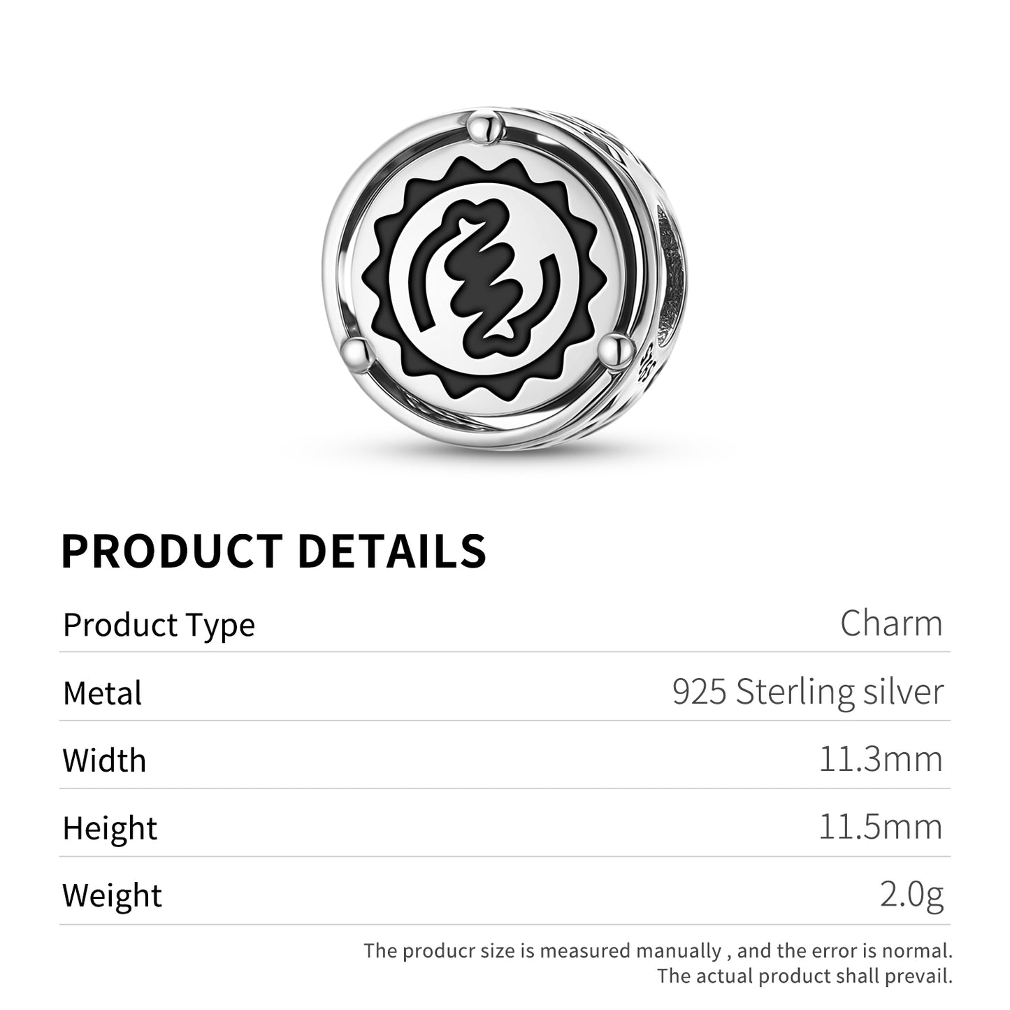 925 Sterling Silver Adinkra Nyame Ye Ohene Charms For Bracelets & Necklaces Pendants Beads Jewelry Fit Pan Bracelet Charm Ethnic Cultural Symbols Gifts For Women