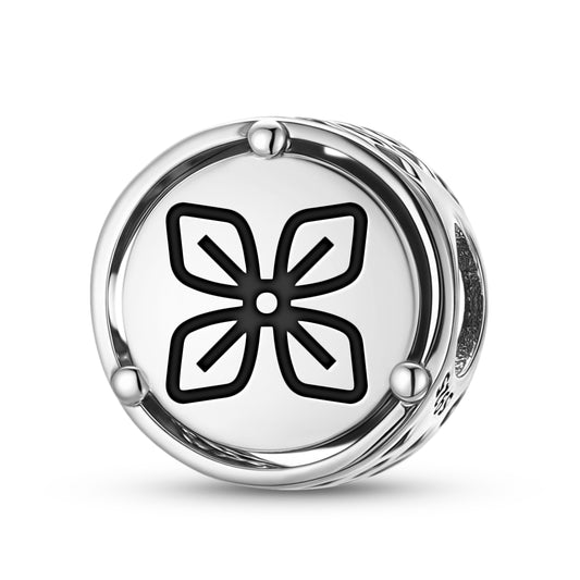 925 Sterling Silver Adinkra Nserewa Charms For Bracelets & Necklaces Pendants Beads Jewelry Fit Pan Bracelet Charm Ethnic Cultural Symbols Gifts For Women