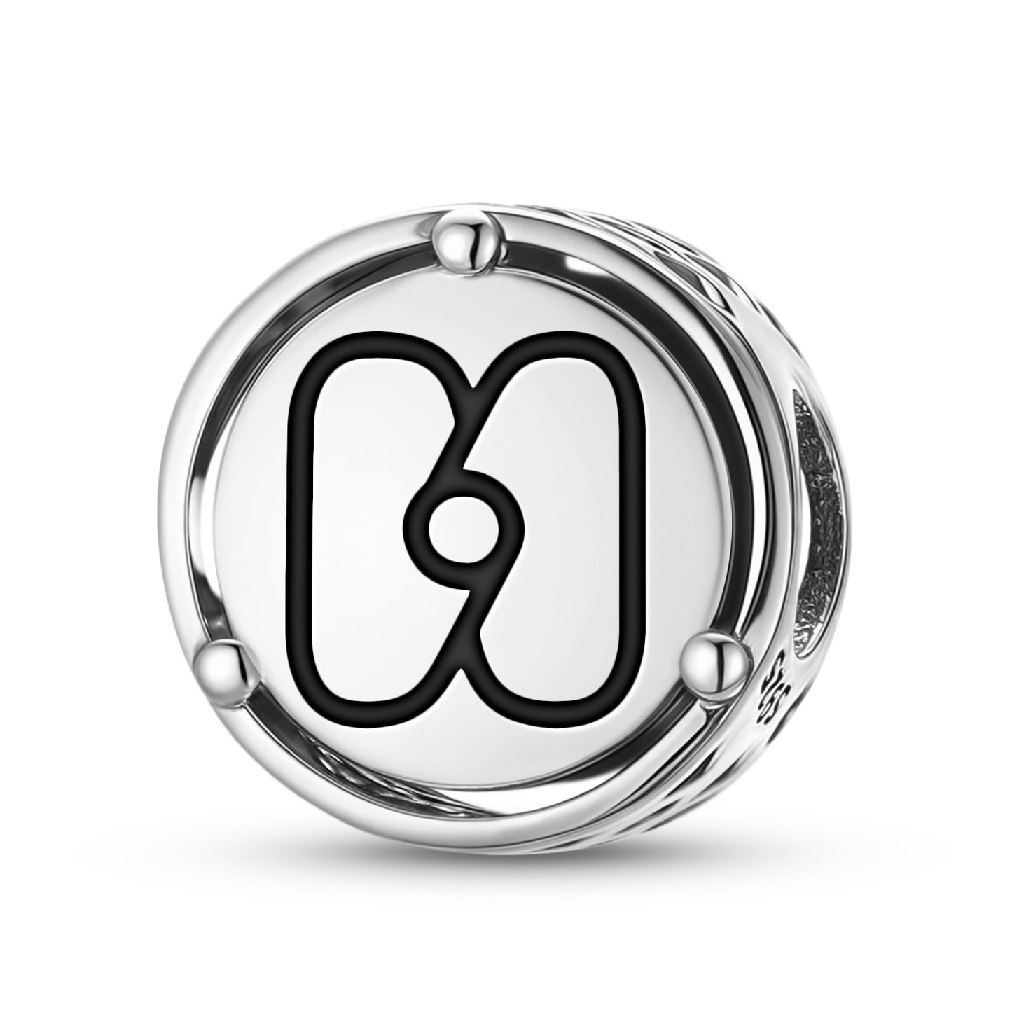 925 Sterling Silver Adinkra Nkrabea Charms For Bracelets & Necklaces Pendants Beads Jewelry Fit Pan Bracelet Charm Ethnic Cultural Symbols Gifts For Women