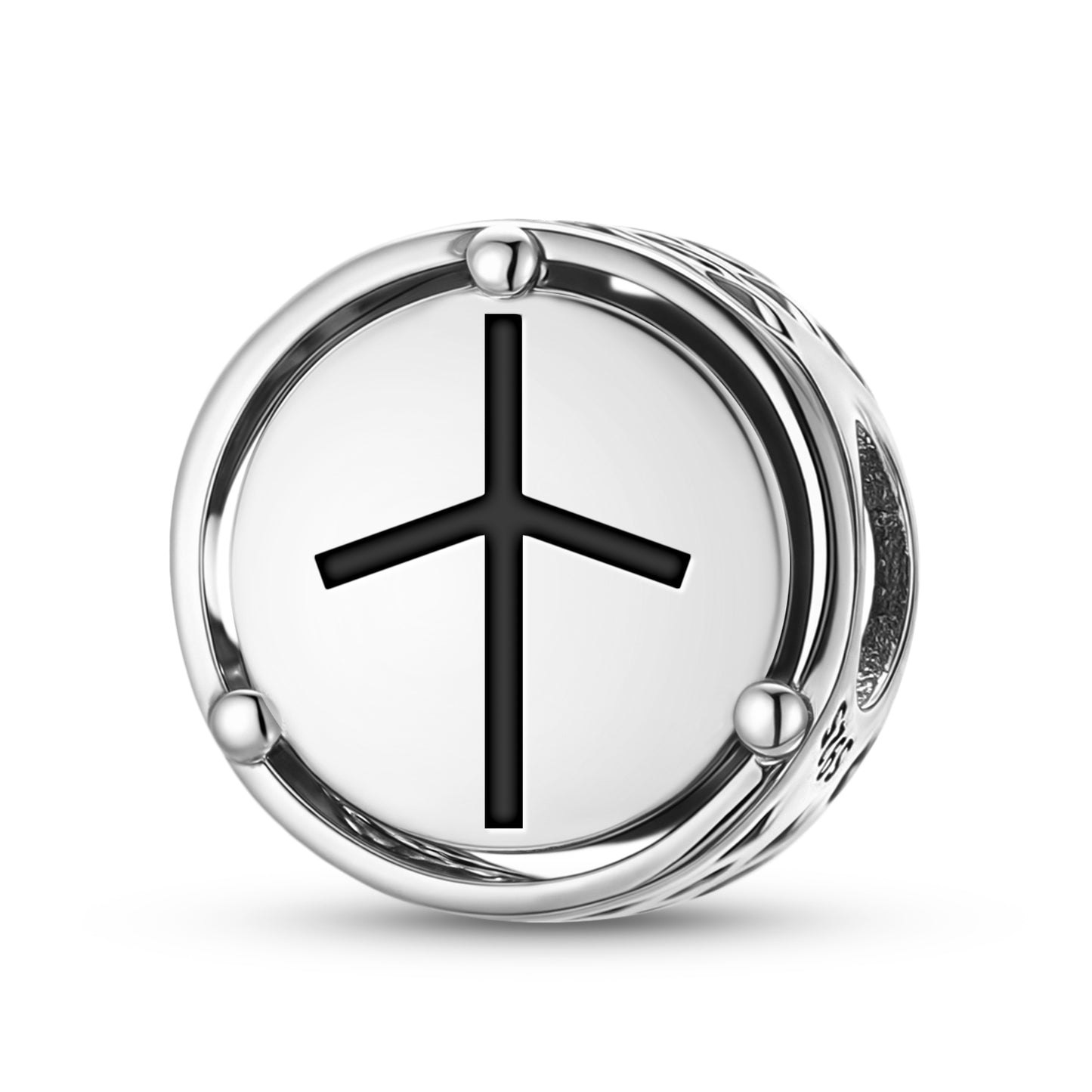 925 Sterling Silver Christianity St.Nino’s Cross Charms For Bracelets & Necklaces Pendants Beads Jewelry Fit Pan Bracelet Charm Ethnic Cultural Symbols Gifts For Women