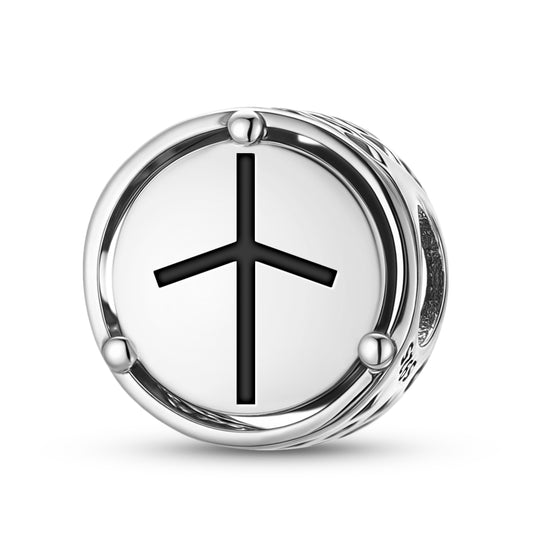 925 Sterling Silver Christianity St.Nino’s Cross Charms For Bracelets & Necklaces Pendants Beads Jewelry Fit Pan Bracelet Charm Ethnic Cultural Symbols Gifts For Women