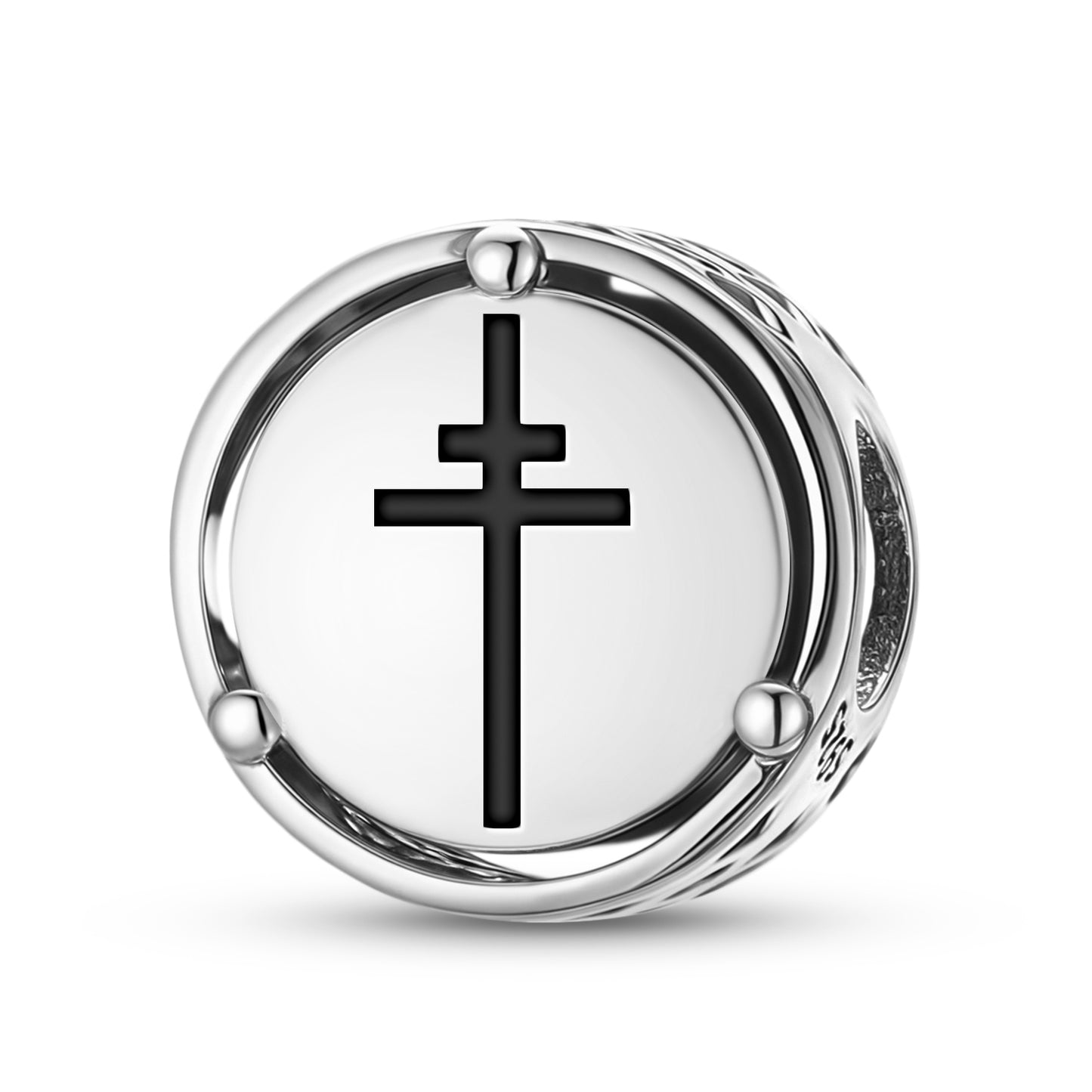925 Sterling Silver Christianity Patriarchal Cross Charms For Bracelets & Necklaces Pendants Beads Jewelry Fit Pan Bracelet Charm Ethnic Cultural Symbols Gifts For Women